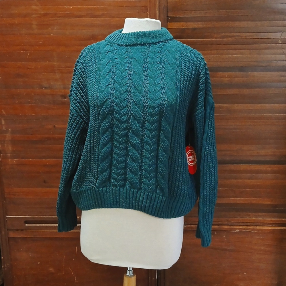 Girls' XXL (18) Wonder Nation Cable-Knit Sweater